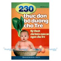 230 thực đơn bổ dưỡng cho trẻ - Hoài An