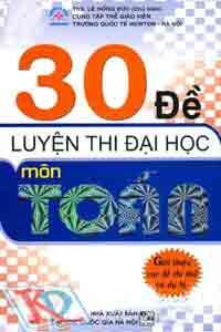 30 đề luyện thi đại học môn toán