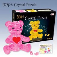 Bộ xếp hình gấu Teddy 3D Crystal Puzzle