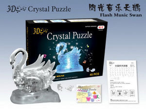 Mô hình thiên nga 3D Crystal Puzzle N09004 (NO9004)