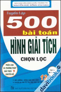 500 Bài toán Hình giải tích chọn lọc 12