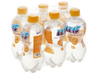 6 chai nước khoáng có ga Leo vị chanh muối 350ml