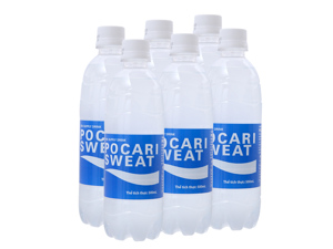 6 chai nước khoáng i-on Pocari Sweat 500ml