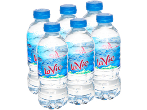 6 chai nước khoáng LaVie 350ml