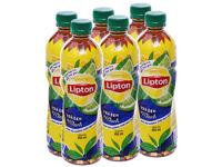 6 chai trà đen Lipton vị chanh 455ml