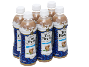 6 chai trà sữa Kirin Tea Break 345ml