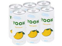 6 lon nước ép xoài Yooh 240ml