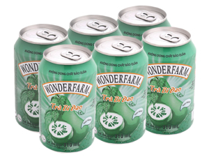 6 lon trà bí đao Wonderfarm 310ml