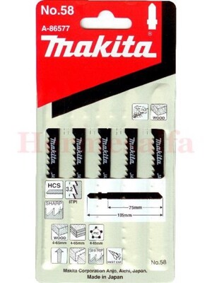 Lưỡi cưa lọng hợp kim No.58 Makita A-86577