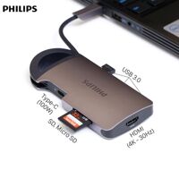 Adapter chuyển đổi USB-C 7 in 1 Philips SWR1606B