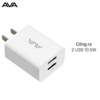 Adapter Sạc 2.1A Dual AVA U215A