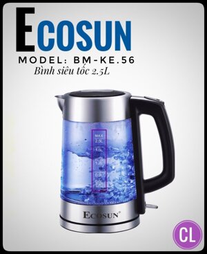 Ấm đun siêu tốc Ecosun BM-KE56 - 1.7 lít