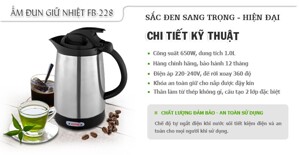 Bình - Ấm đun nước siêu tốc Fujiyama FB-228