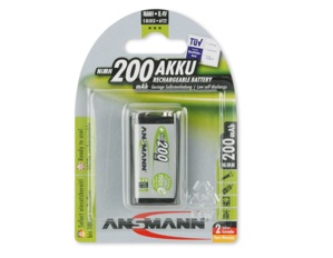 ANSMANN Pin sạc cao cấp NiMH E-200mAh