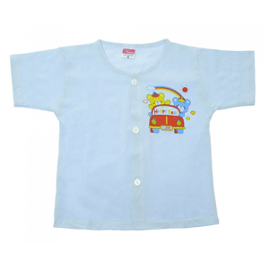 Áo cài giữa tay ngắn màu Nanio AD097D - size 7 , 2-3 tuổi