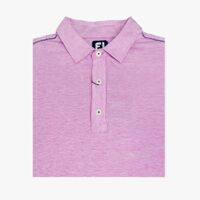 Áo golf nam FJ Lisle SpaceDye Microstripe w. Self Collar Iced Berry 86496