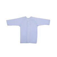 Áo Ilumino 40217 cài giữa khuy bấm cotton màu xanh nhạt size 70