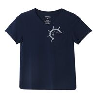 Áo phông cổ tim bé trai 2LT15S007