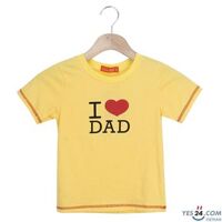 Áo thun cho bé I Love Dad V.T.A.Kids UN50401