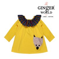 Áo thun tay dài túi đầu sói ngộ nghĩnh CS0005 GINgER WORLD