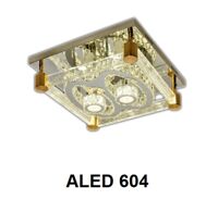 Áp trần pha lê Led vuông  ALED 604