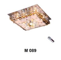 Áp trần pha lê Led vuông  M 089