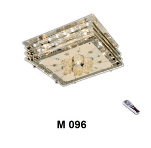 Áp trần pha lê Led vuông  M 096