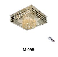 Áp trần pha lê Led vuông  M 098