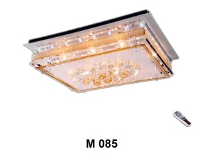 Áp trần pha lê Led vuông M085