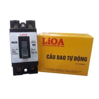 Aptomat 2P lắp nổi dòng điện 10A LiOA MCCB2P1E/10A