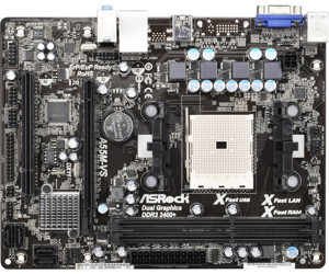 Bo mạch chủ (Mainboard) Asrock A55M-VS - Socket FM1, AMD A55 FCH, 2 x DIMM, Max 16GB, DDR3