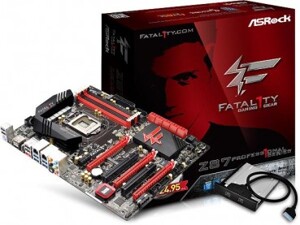 Bo mạch chủ (Mainboard) Asrock Fatal1ty Z87 Professional - Socket 1150, Intel Z87, 4 x DIMM, DDR3, Max 32GB