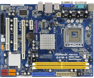 Bo mạch chủ (Mainboard) Asrock G41M-S - Socket 775, Intel G41/ICH7, 2 x DIMM, Max 8GB, DDR2