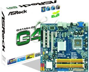 Bo mạch chủ (Mainboard) Asrock G41MH-GE - Socket 775, Intel G41/ICH7, 4 x DIMM, Max 8GB, DDR2