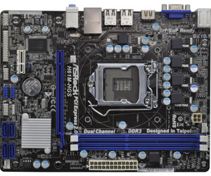 Bo mạch chủ (Mainboard) Asrock H61M-HGS - Socket 1155, Intel H61, 2 x DIMM, Max 16GB, DDR3