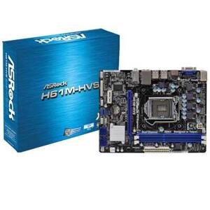 Bo mạch chủ (Mainboard) Asrock H61M-HVS - Socket 1155, Intel H61, 2 x DIMM, Max 16GB, DDR3