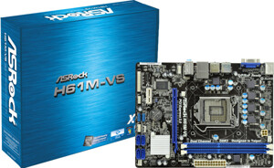 Bo mạch chủ (Mainboard) Asrock H61M-VS - Socket 1155, Intel H61, 2 x DIMM, Max 16GB, DDR3