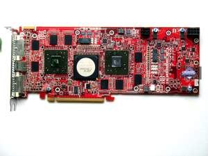 Card đồ họa (VGA Card) Asus EAH3870X2 TOP/G/3DHTI/1G - ATI Radeon HD 3870X2, GDDR3, 1GB, 512-bit, PCI Express x16