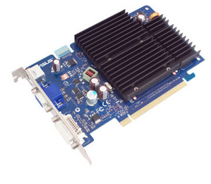 Card đồ họa (VGA Card) Asus EN8500GT SILENT MAGIC/HTP/512M - NVIDIA GeForce 8500GT, 512MB, 128-bit, GDDR2, PCI Express x16