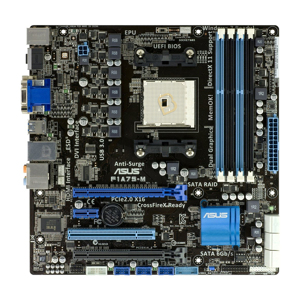 Bo mạch chủ (Mainboard) Asus F1A75-M LE - Socket FM1 A, AMD A75 FCH, 2 x DIMM,  Max 32GB, DDR3