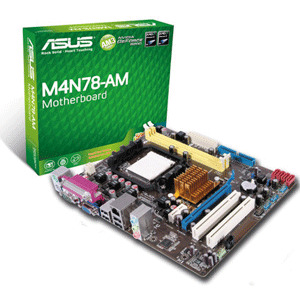 Bo mạch chủ (Mainboard) Asus M4N78-AM - Socket AM2+ / AM2, NVIDIA GeForce 8200, 2 x DIMM, Max 8GB, DDR2