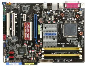 Bo mạch chủ (Mainboard) Asus P5N-E SLI - Socket 775, NVIDIA nForce 650i SLI, 4 x DIMM, Max 8GB, DDR2