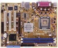 Bo mạch chủ (Mainboard) Asus P5PE-VM - Socket 775, Intel 865G/ICH5, 2 x DIMM, Max 2GB, DDR