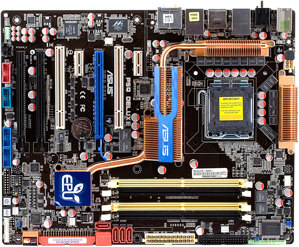 Bo mạch chủ (Mainboard) Asus P5Q Deluxe - Socket 775 , Intel P45/ICH10R, 4 x DIMM, Max 16GB, DDR2