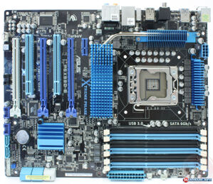 Bo mạch chủ (Mainboard) Asus P6X58D-E - Socket 1366, Intel X58/ICH10R, 6 x DIMM, Max 24GB, DDR3