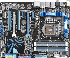 Bo mạch chủ (Mainboard) Asus P7P55D-E Deluxe - Socket 1156, Intel P55, 4 x DIMM, Max 16GB, DDR3