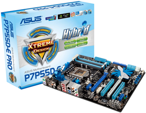 Bo mạch chủ (Mainboard) Asus P7P55D-E EVO - Socket 1156, P55, 4 x DIMM, Max 16GB, DDR3