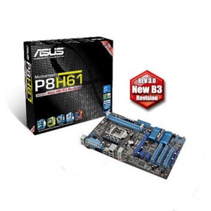 Bo mạch chủ - Mainboard Asus P8H61 - Socket 1155, Intel H61, 2 x DIMM, Max 16GB, DDR3