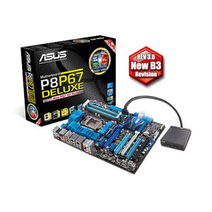 Bo mạch chủ - Mainboard Asus P8P67 Deluxe -  Socket 1155, Intel P67, 4 x DIMM, Max 32GB, DDR3