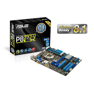 Bo mạch chủ - Mainboard Asus P8Z77-V LX - Socket 1155, Intel H77, 4 x DIMM, Max 32GB, DDR3